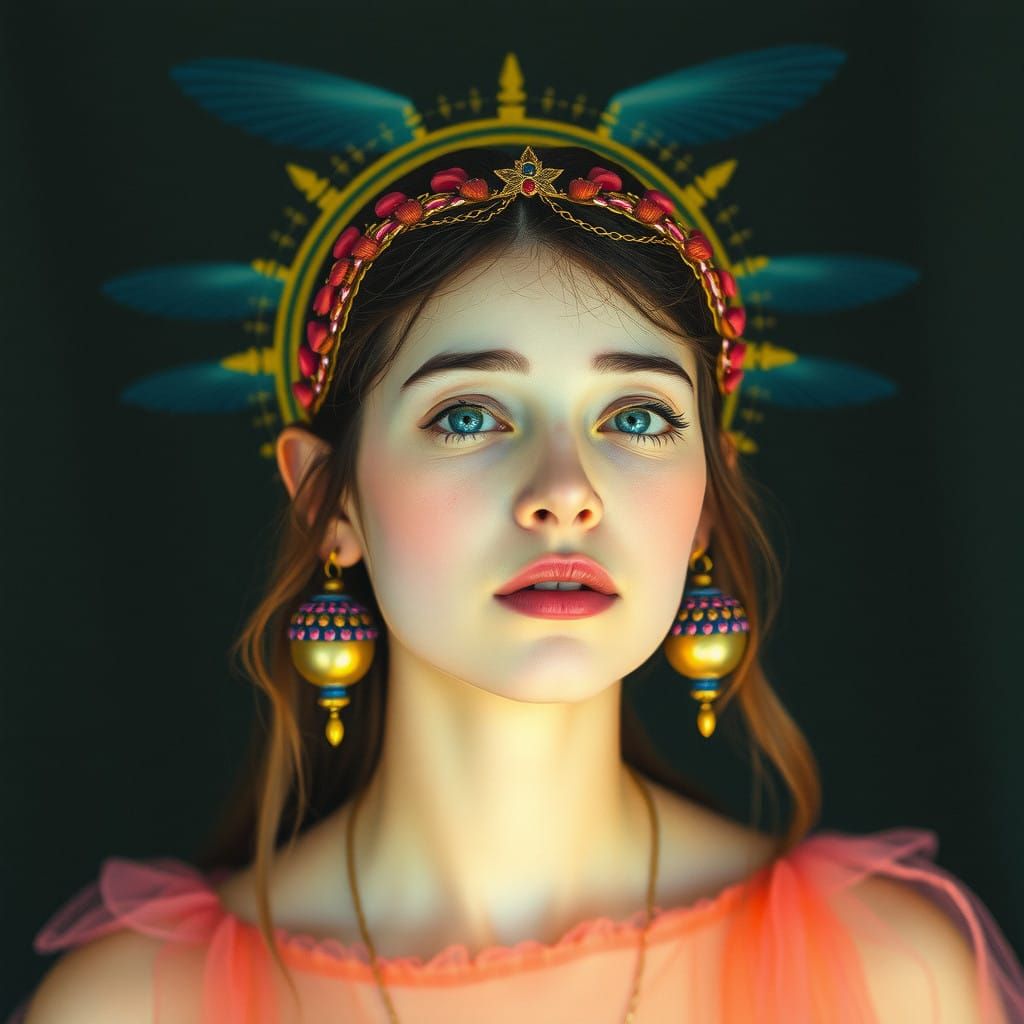 Mystical Fairy in Pastel Hues