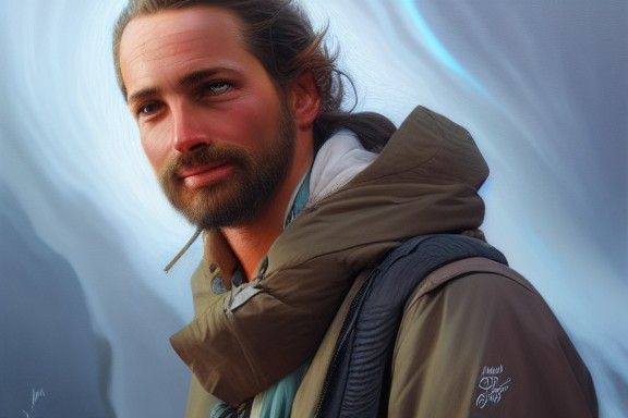 Adventure Scene in Photorealistic Digital Art Style