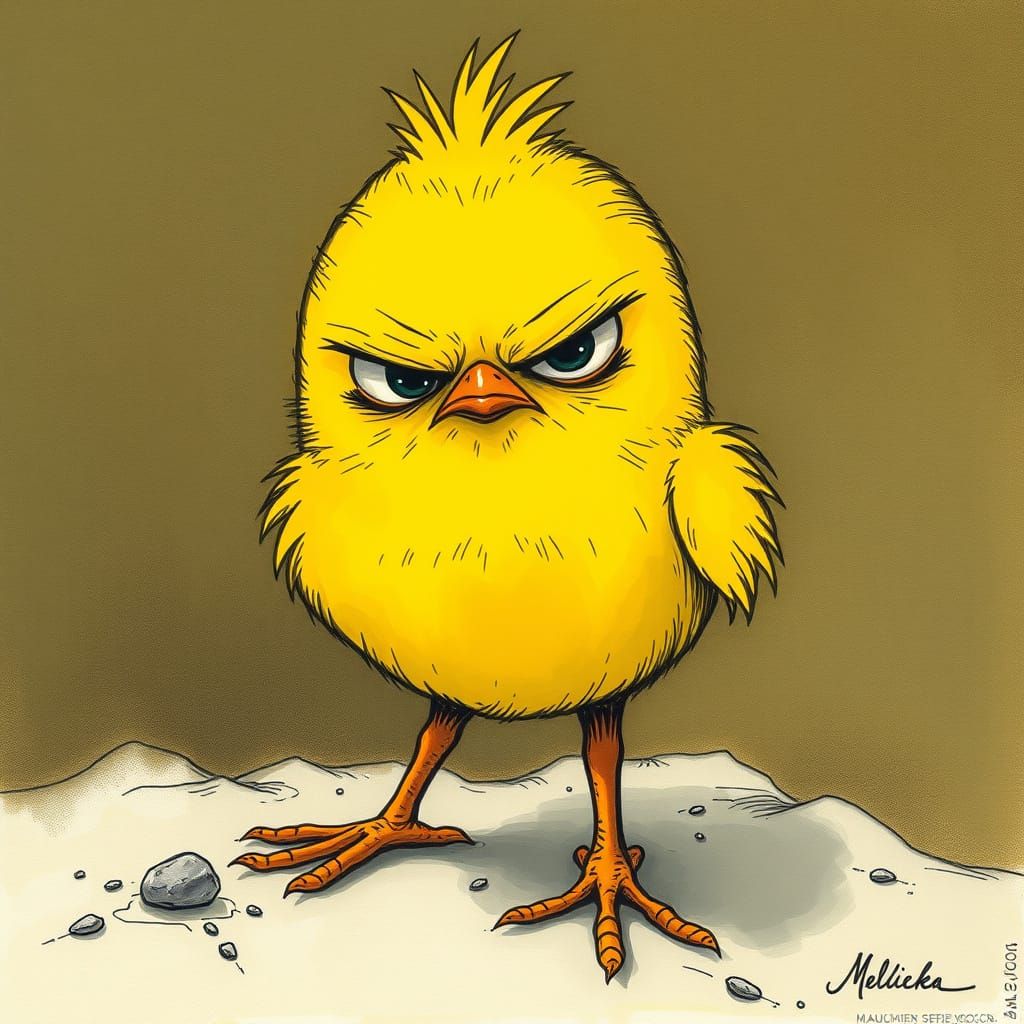 Grumpy Chick
