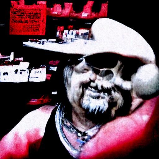 Cousin Billy at the Rock Shop