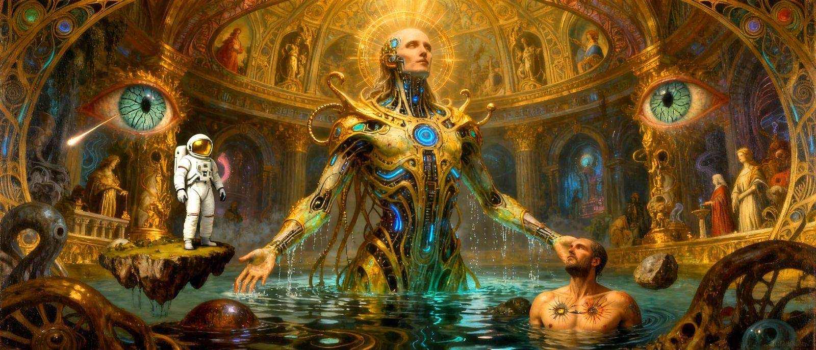 Cosmic Otto Rapp Universe Art by Chris Achilleos