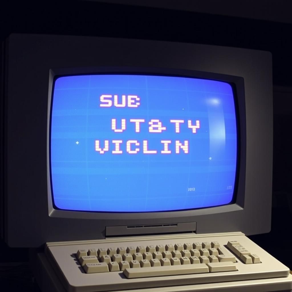 C64 aunty virus simulation side-scroller.