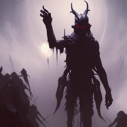War Between Aliens and Demons: Sinister Art
