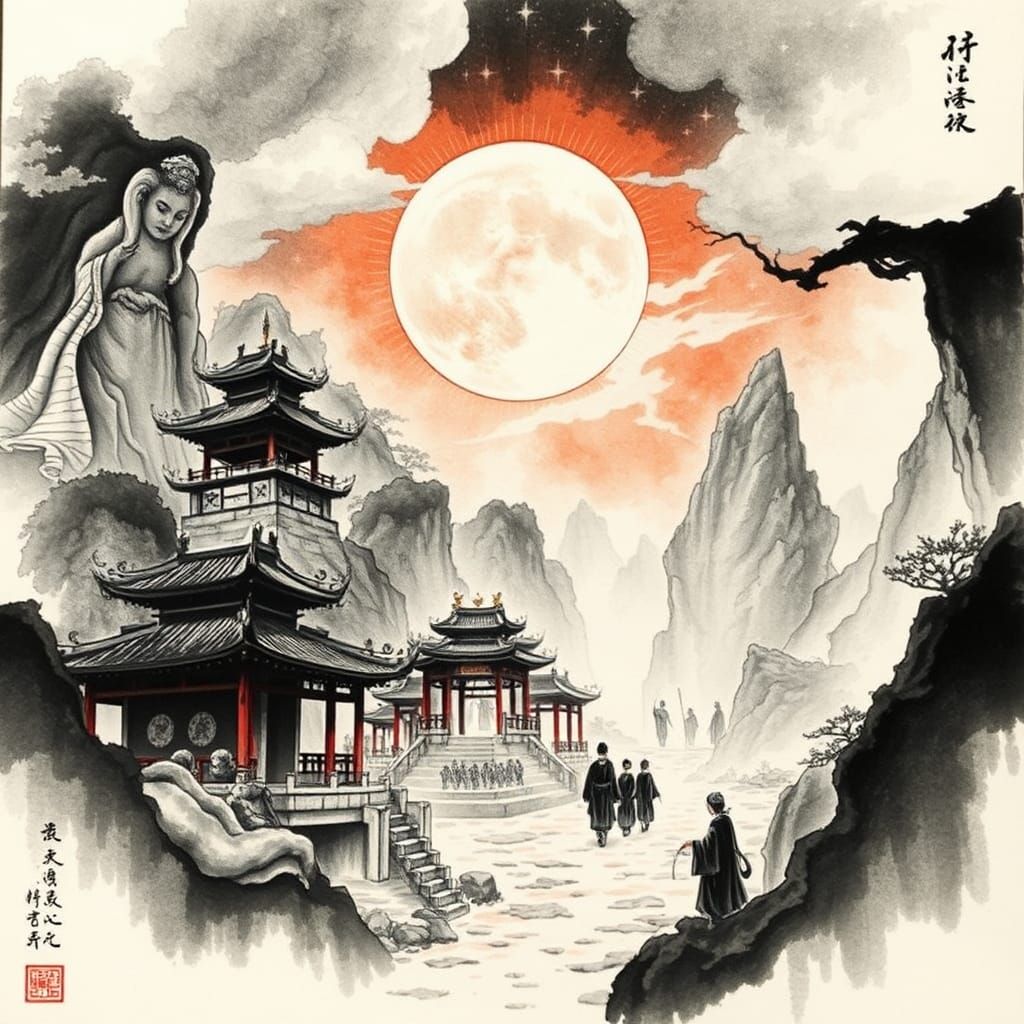 Soul's Journey Through Ancient Chinese Underworld