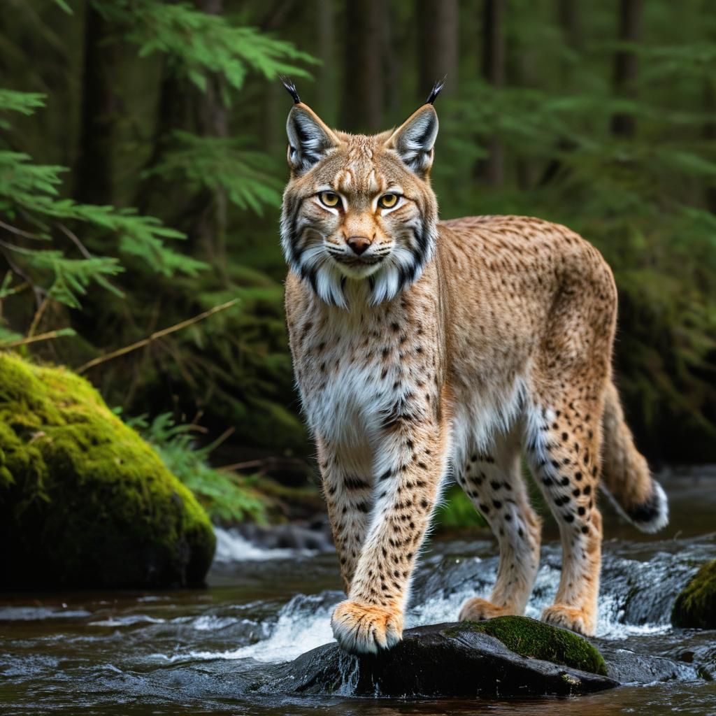 Lynx Prepares to Leap in Cinematic Style