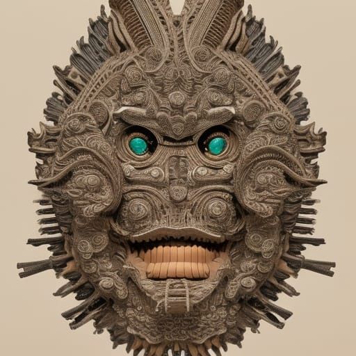 Sinister Bounty Hunter in Hyperdetailed Desert Heatwave