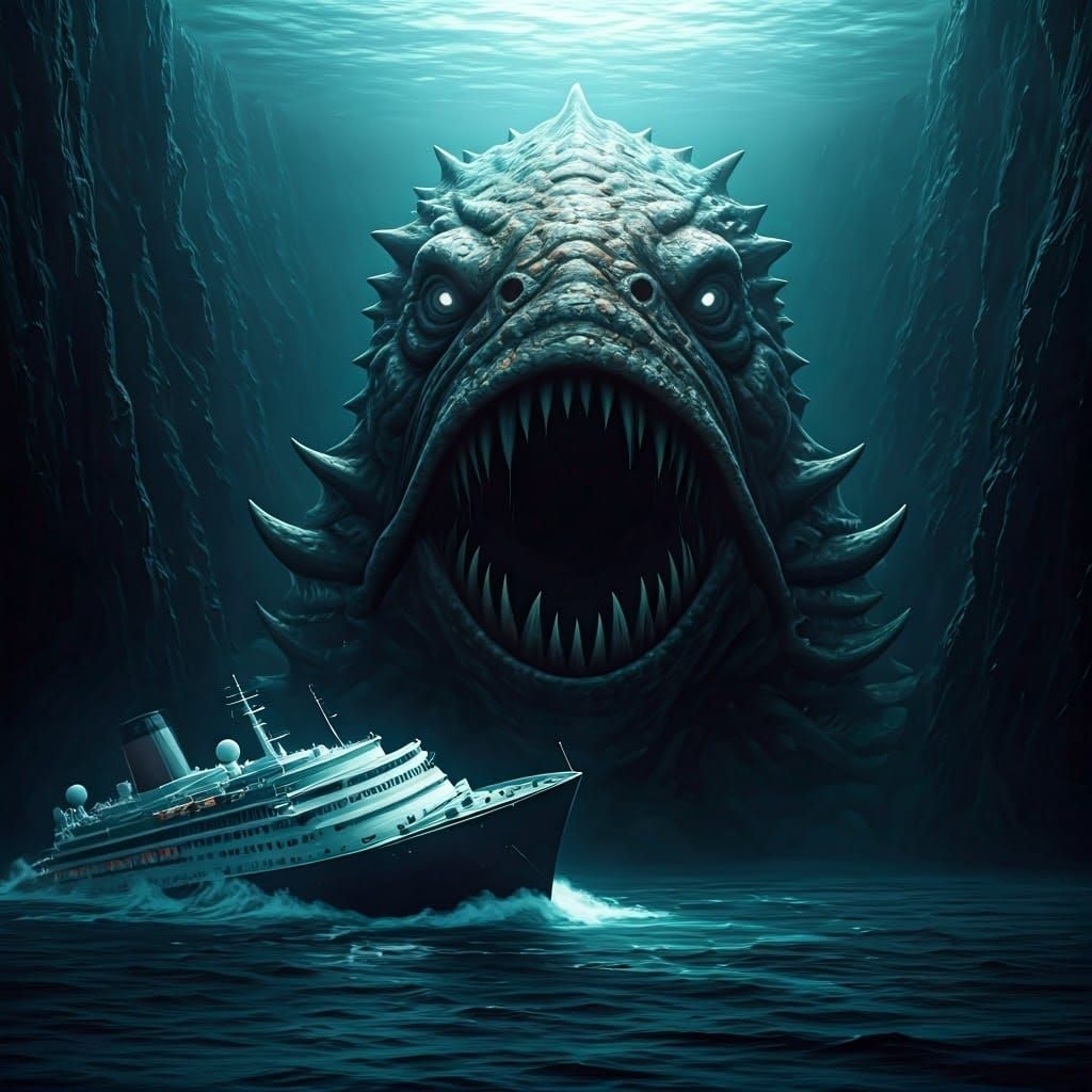 Gargantuan Lovecraftian Horror Rises from the Deep