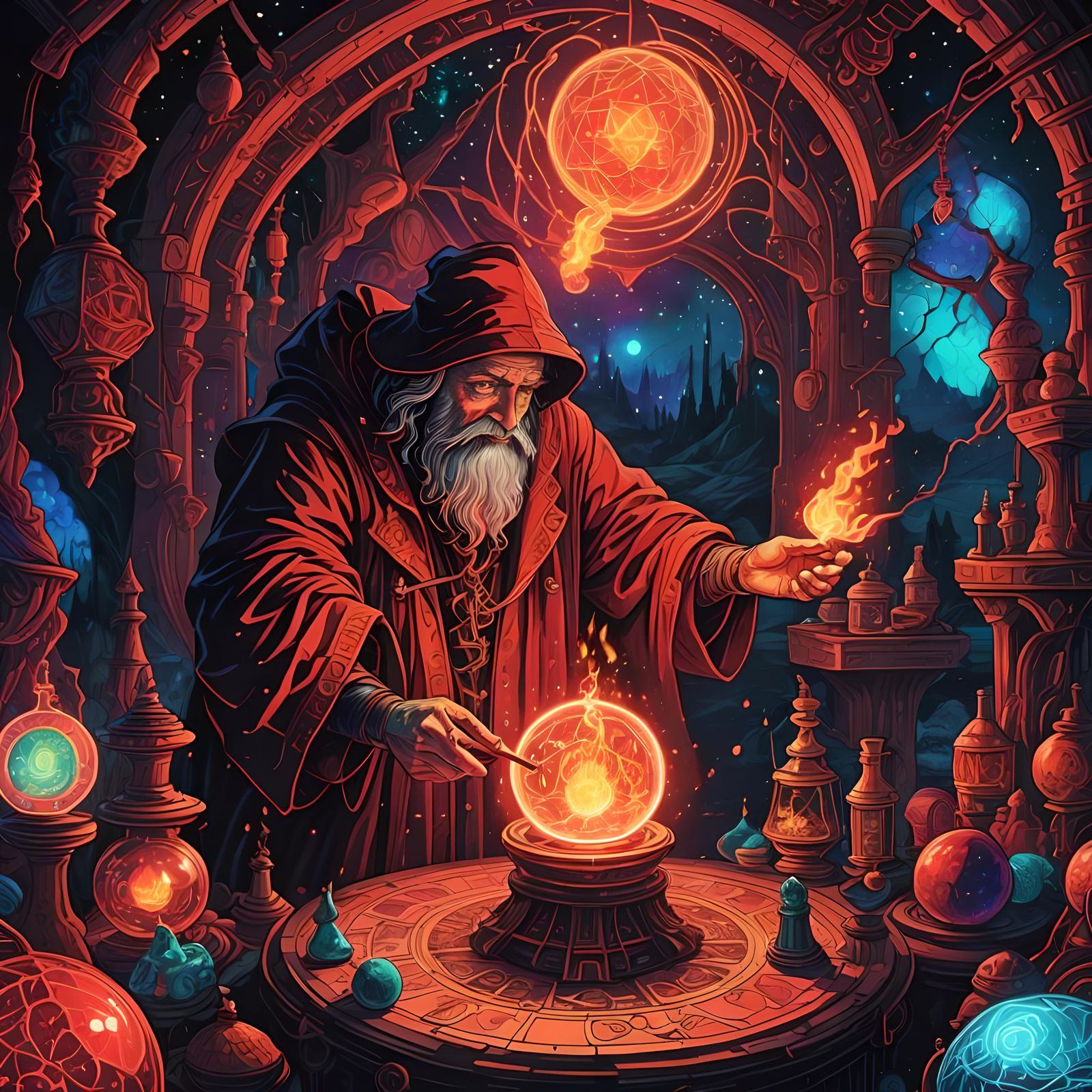 The Alchemist Discovering the Philosopher's Stone