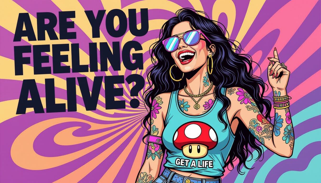 Punk Fashion Meets Surreal Art Deco Style