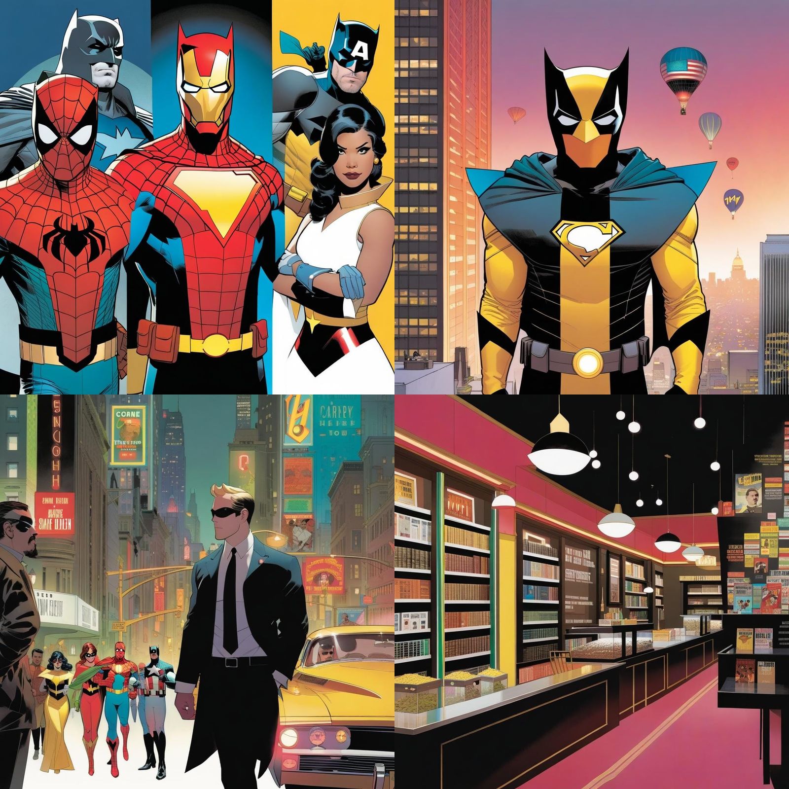 Comic Book Art Inspired by a Canadian Artist