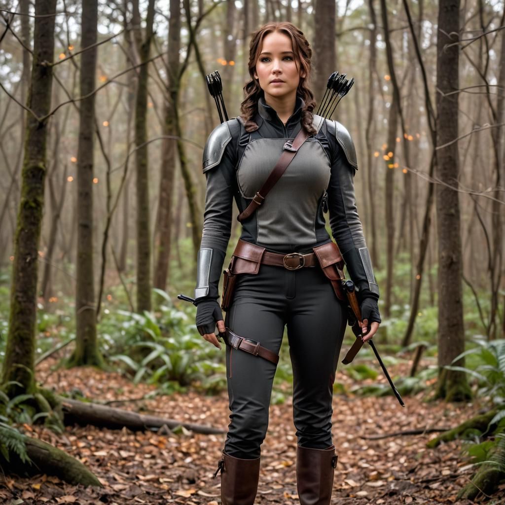 Katniss Everdeen Portrait in Natural Lighting