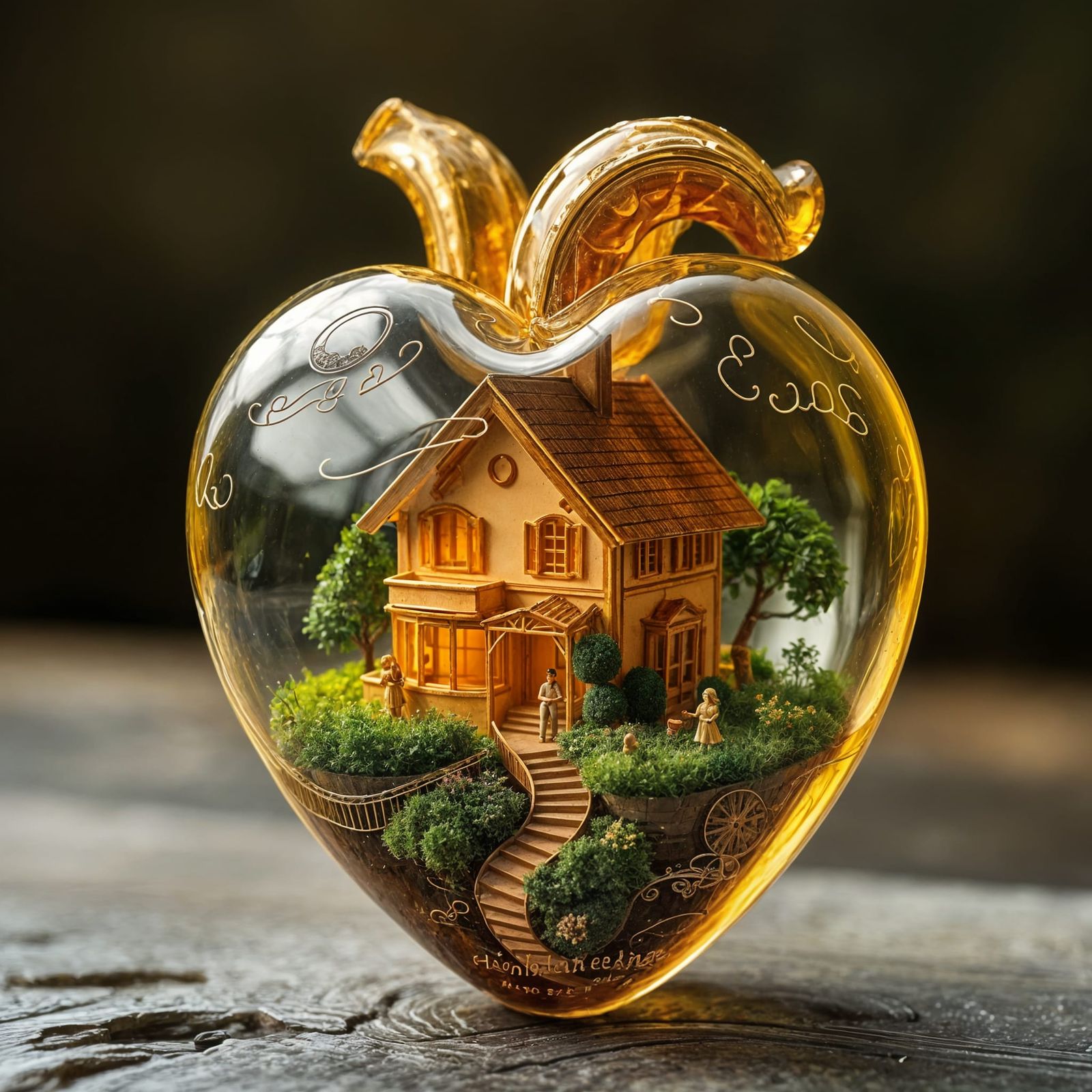 Golden Heart Reveals Miniature Family Home