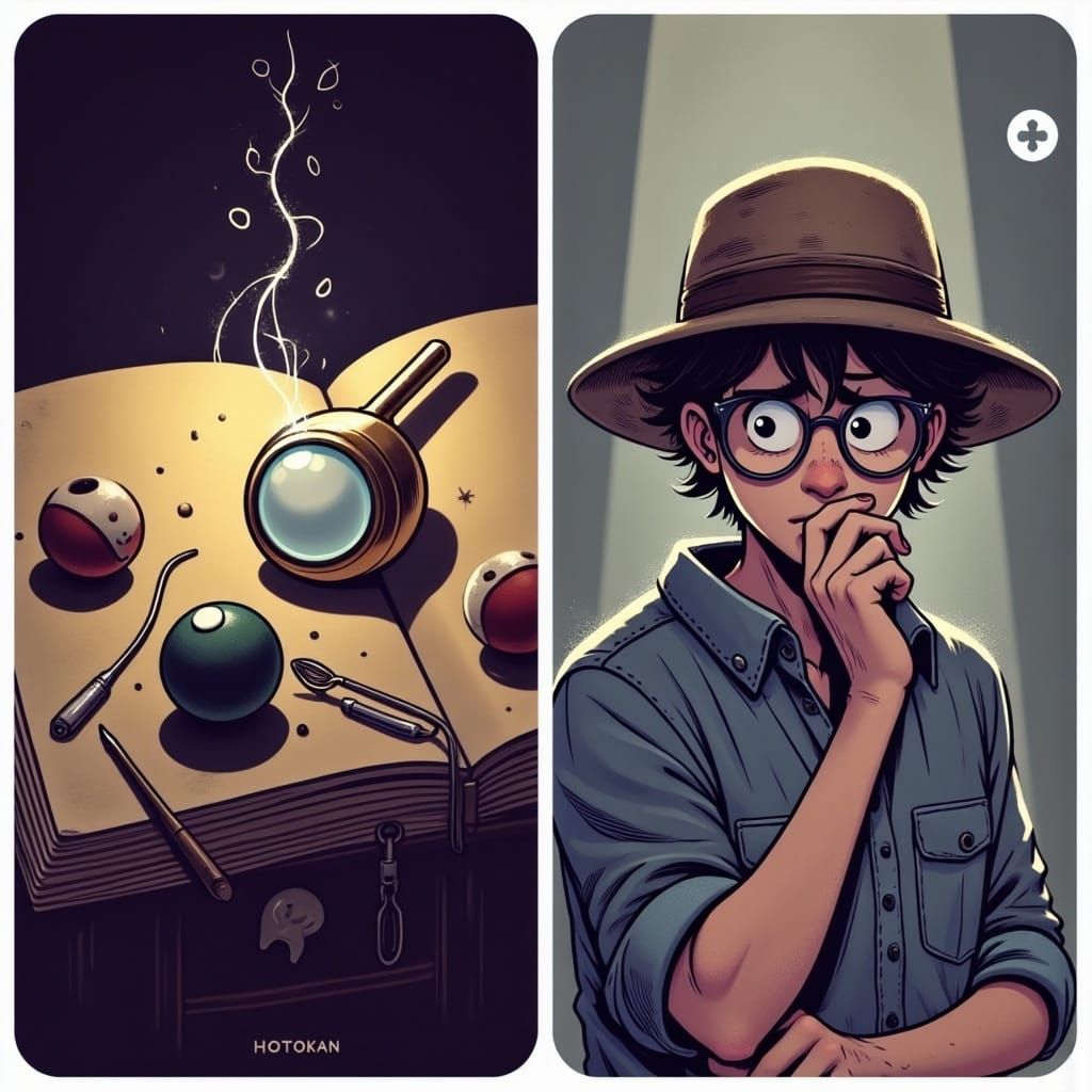 Cartoon Portrait: Remembering Ancient Spells with Magical Te...