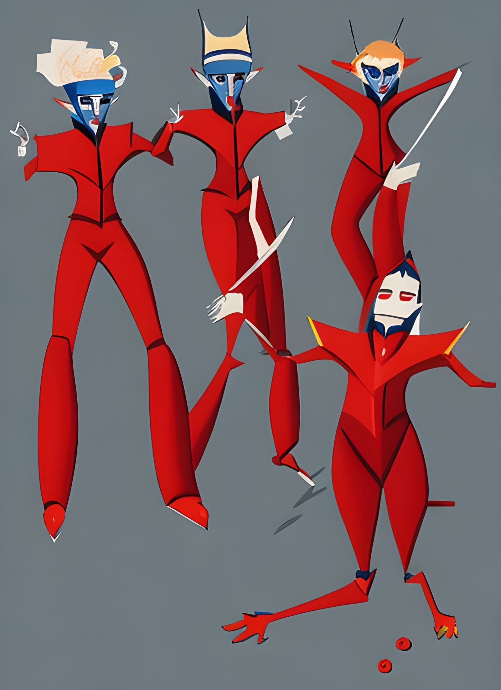 Self-Transforming Machine Elves in Digital Art