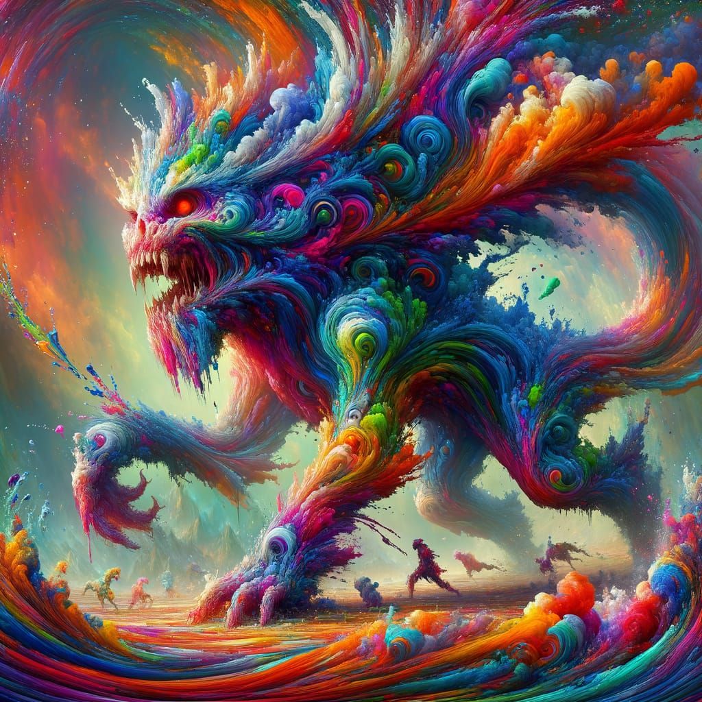Chromatic Abomination: A Fantastical, Shifting Entity