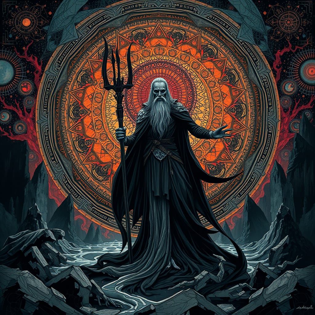 Ethereal Ferryman in a Distorted Realm