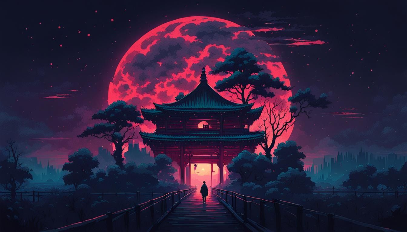 Atmospheric Digital Art in Aenami Style