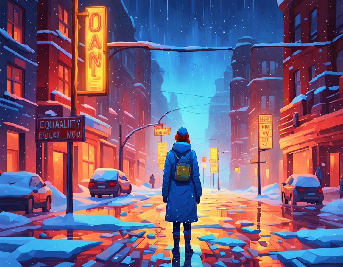 Equality Now: Protest Art in Low-Poly 3D