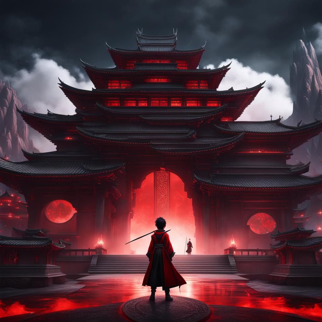 Demon Boy in Front of Infinity Castle