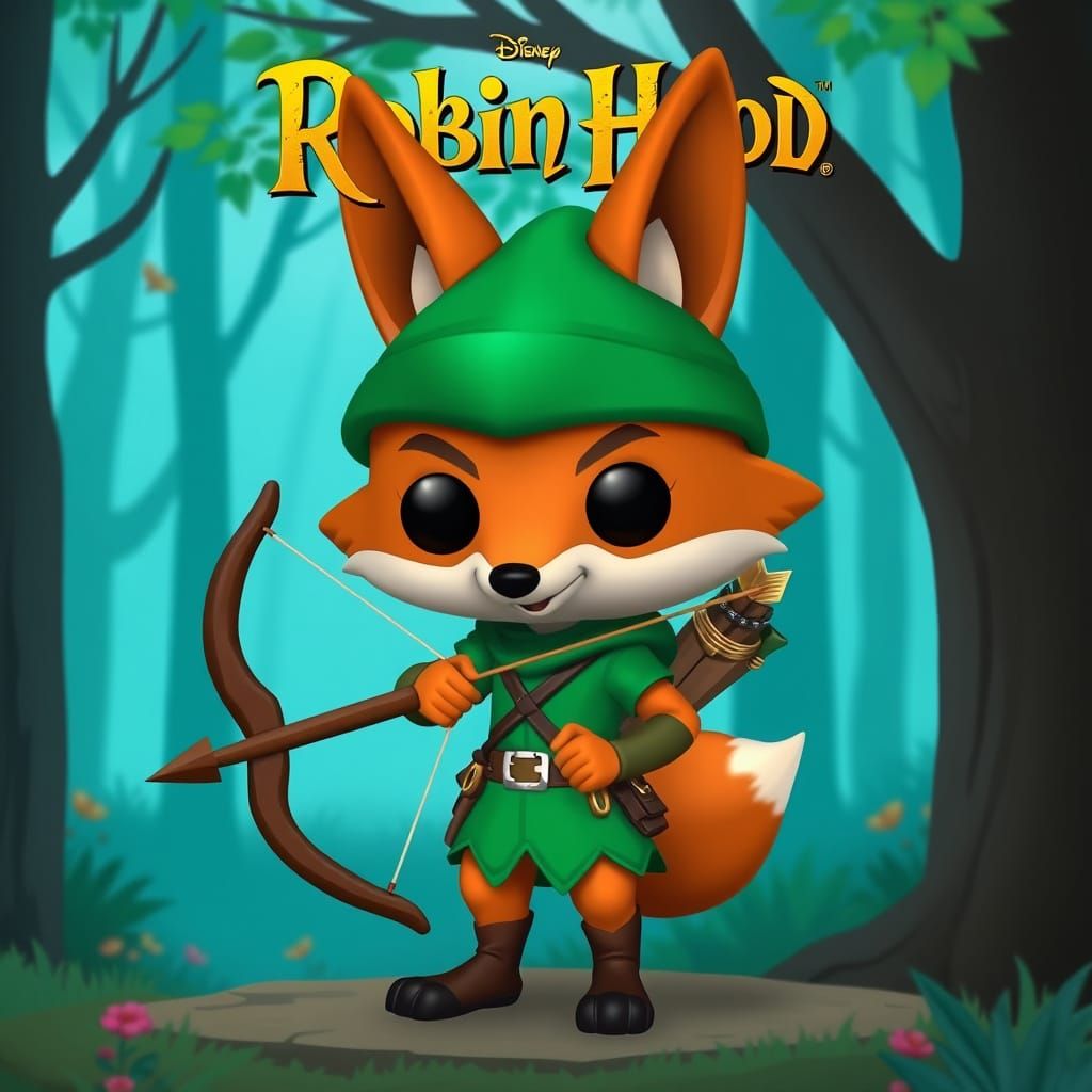 funko pop figure robin hood fox disney