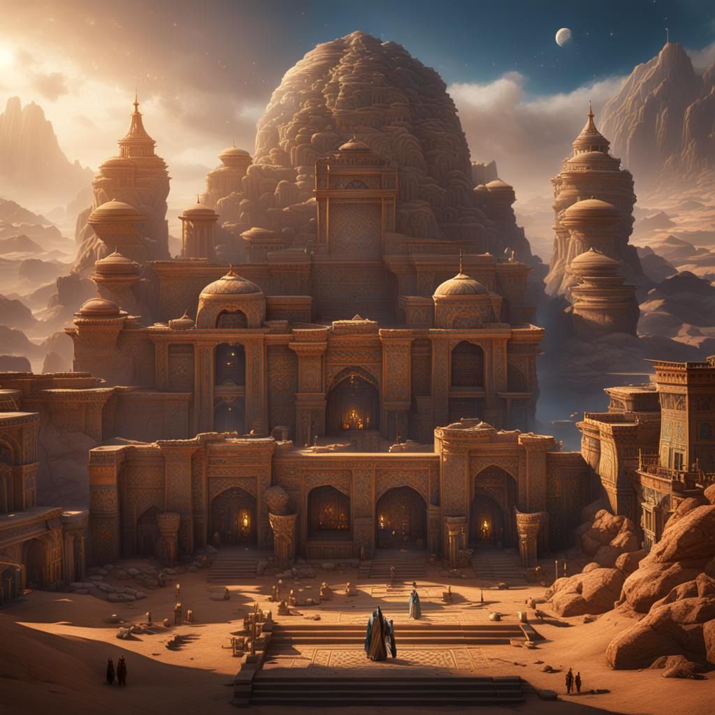 Ishtar: Detailed Matte Painting in Unreal Engine
