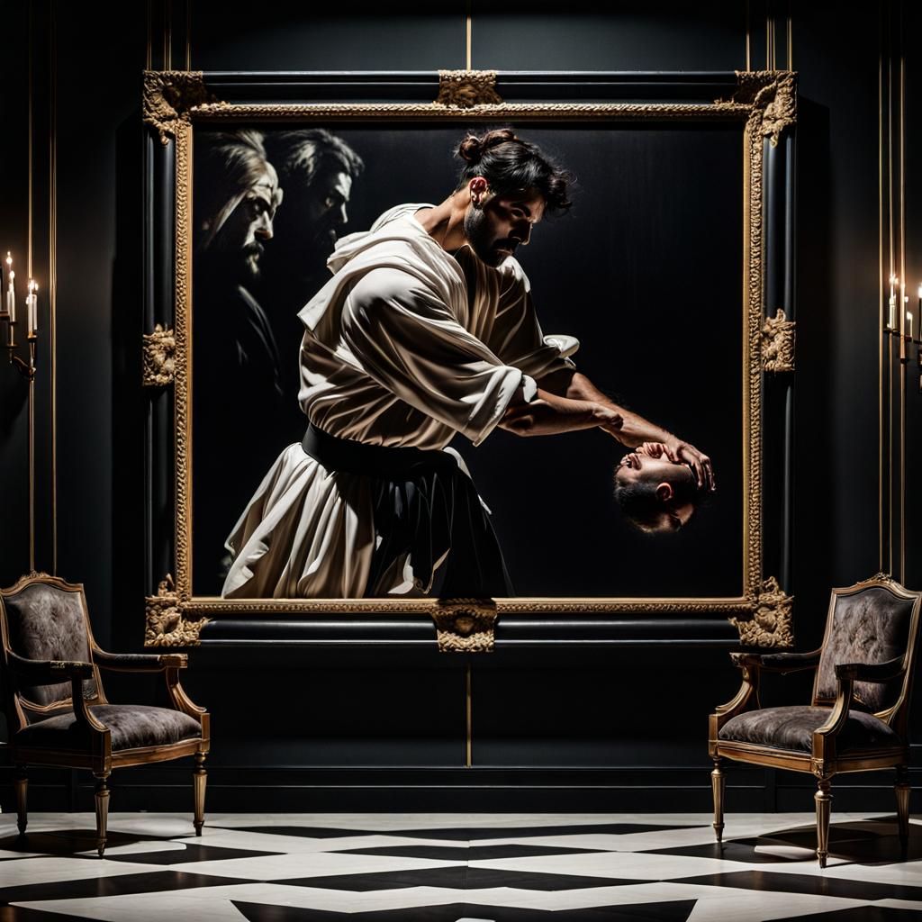 Dramatic Baseball Diamond in Classical Style