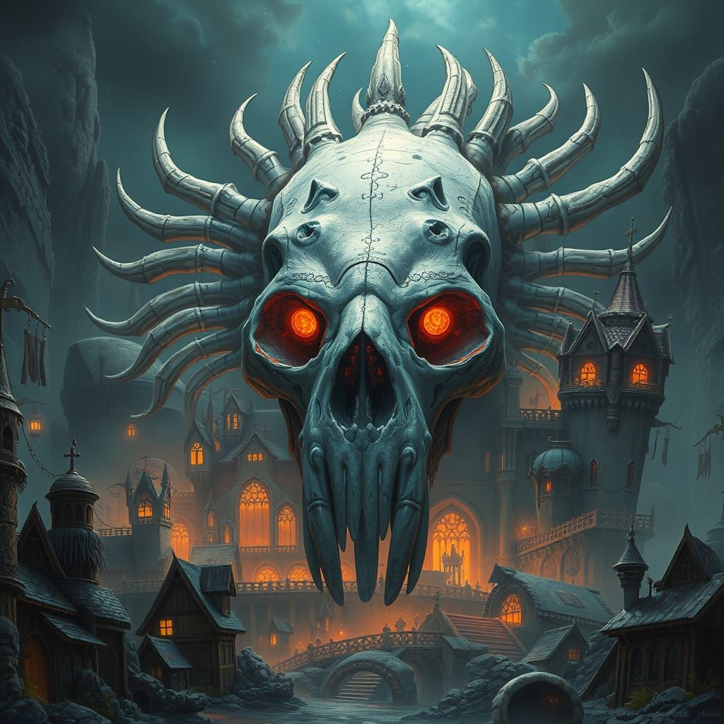 Forgotten City Built on Ancient Beast Skeleton