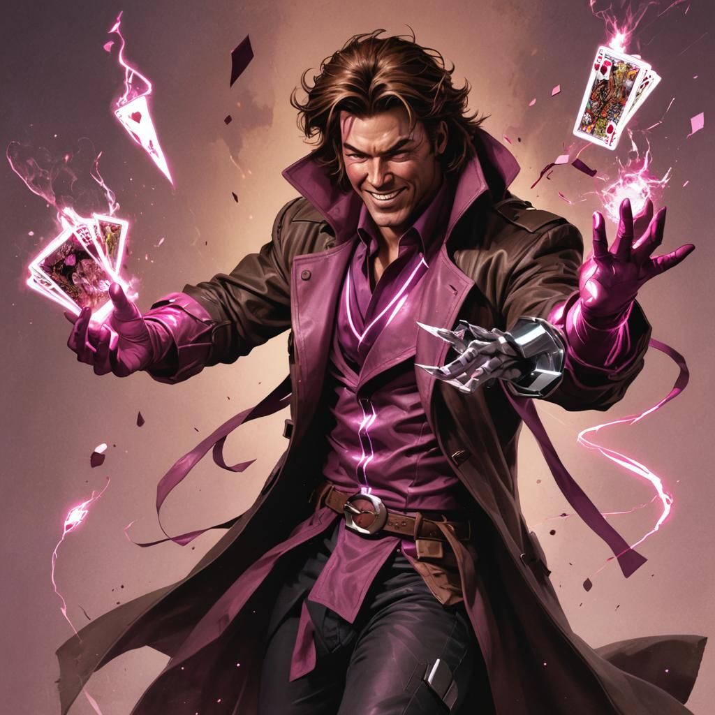 Gambit Charging Cards with Kinetic Energy