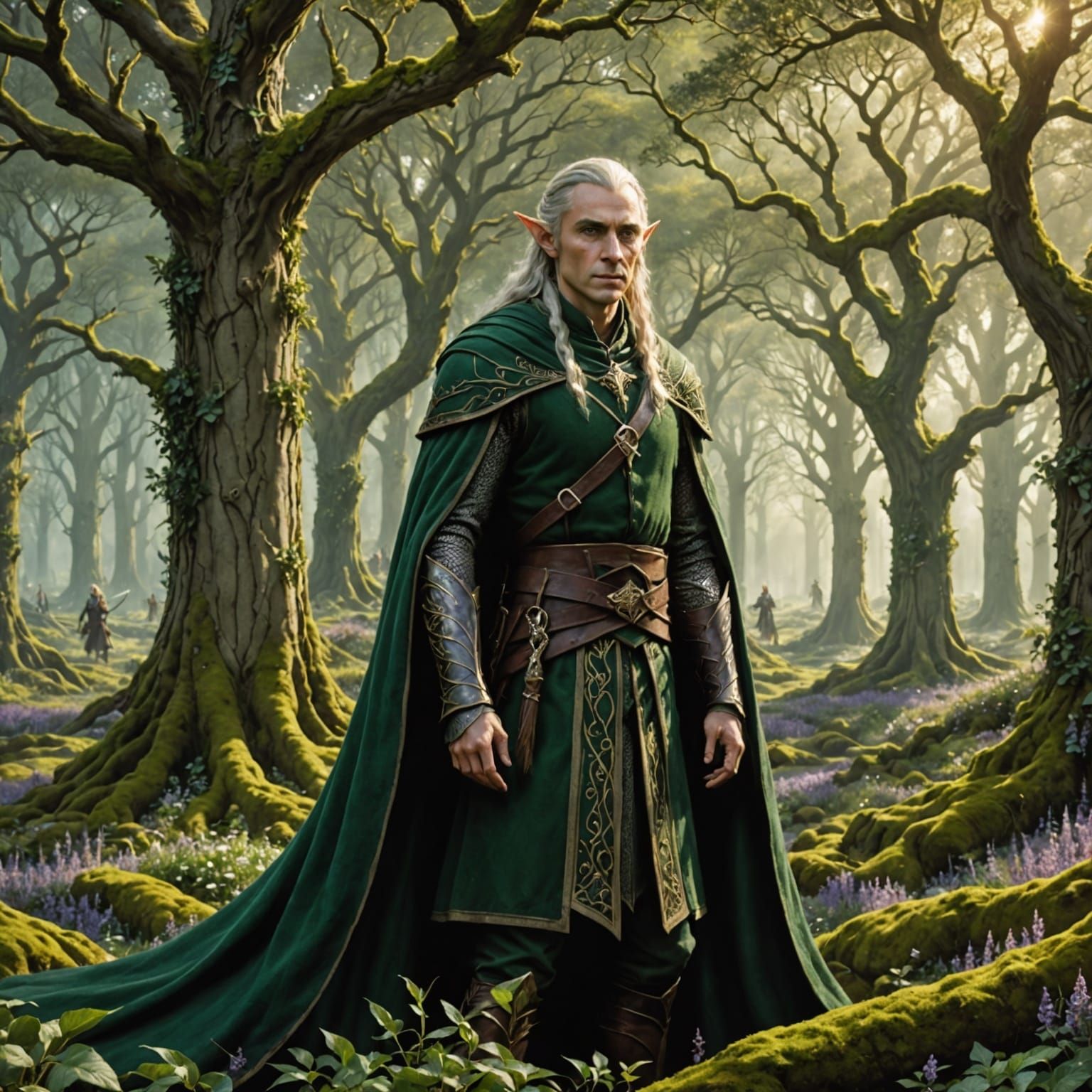 Ethereal High Elf Epic in Tolkienian Style with Heather and ...
