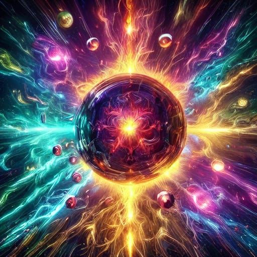 Dramatic Stormy Sky with Colorful Reflections