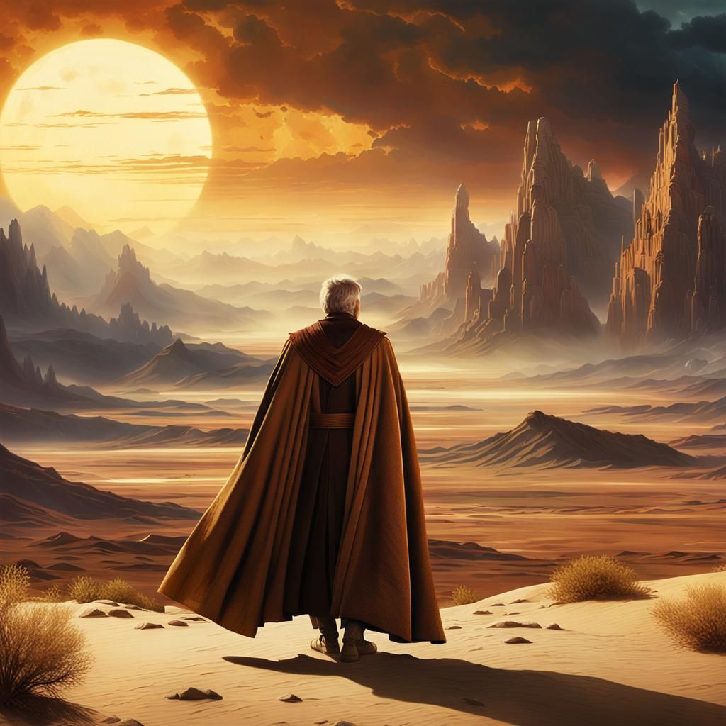 Desert Hero: Obi-Wan Under Twin Suns