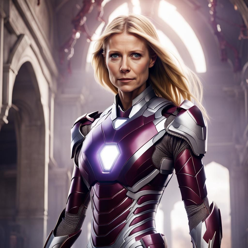 Gwyneth Paltrow as Pepper Potts.