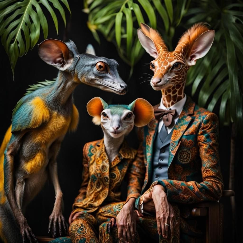 Surreal Restaurant Scene with Beautiful Aliens: Photography