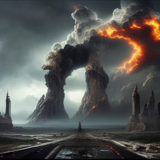 Epic End of the World Digital Painting