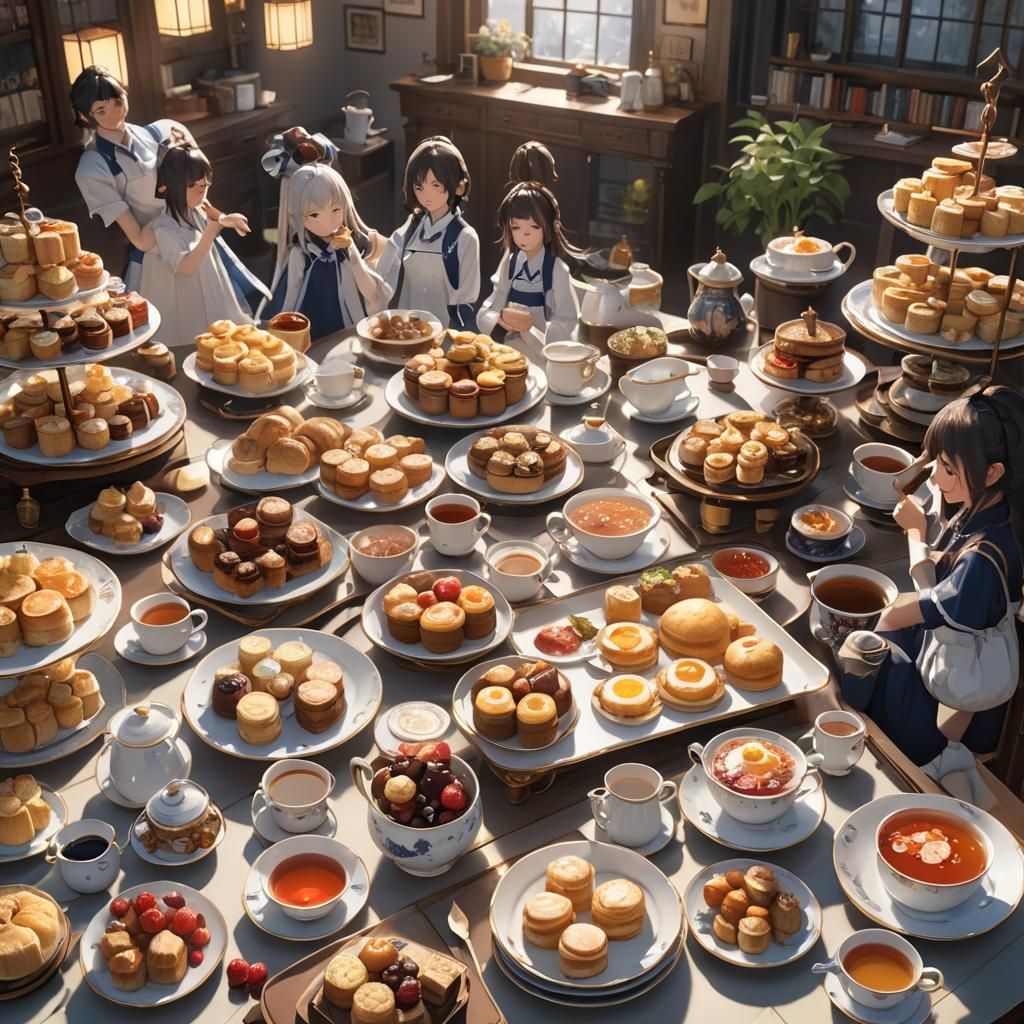 Detailed 3D Anime Art Inspired by WLOP