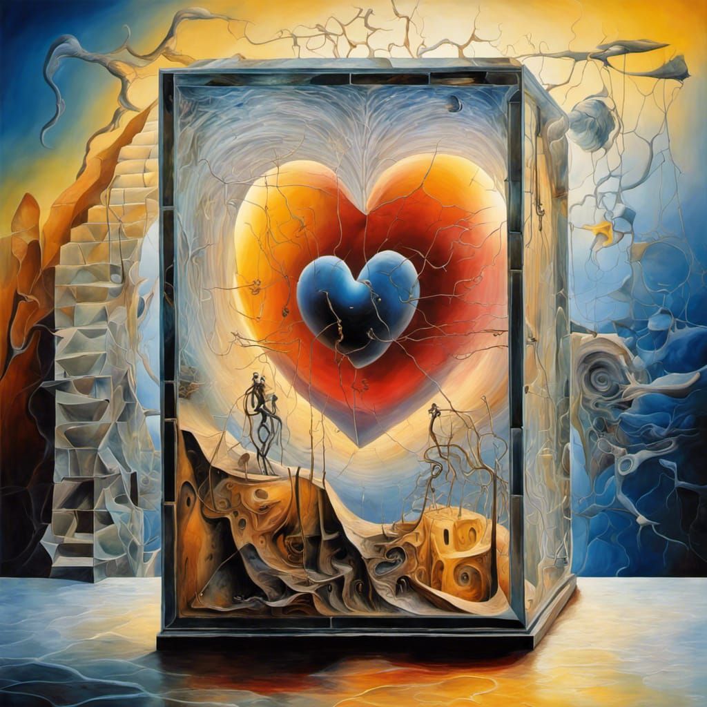 Dali-esq Heart in Box