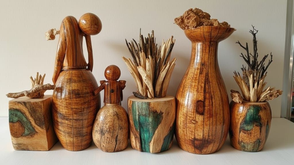 Surreal Wooden Forks Carved from Natural Wood