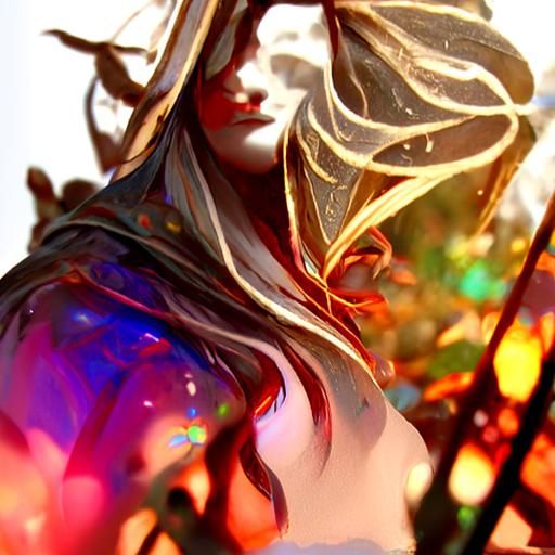 Enchanted Elements Portrait in Hyperdetailed Style