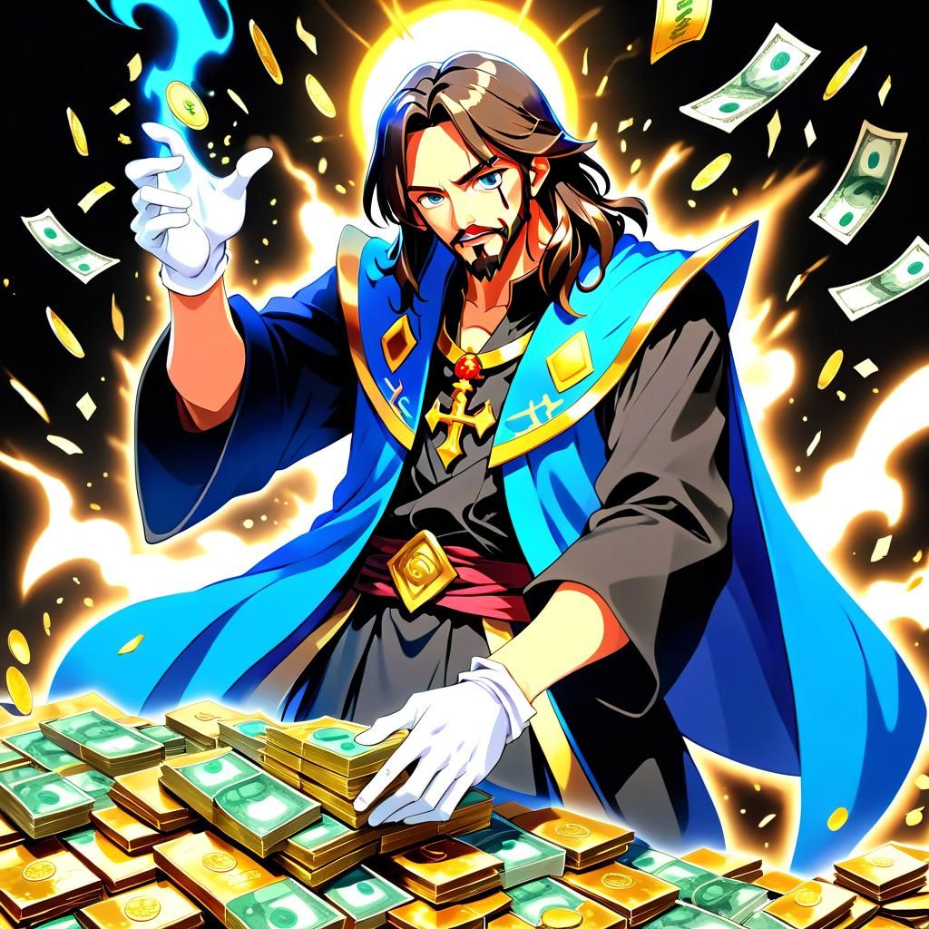 Dark Magician Feeds on Destruction: Anime Manga Scan