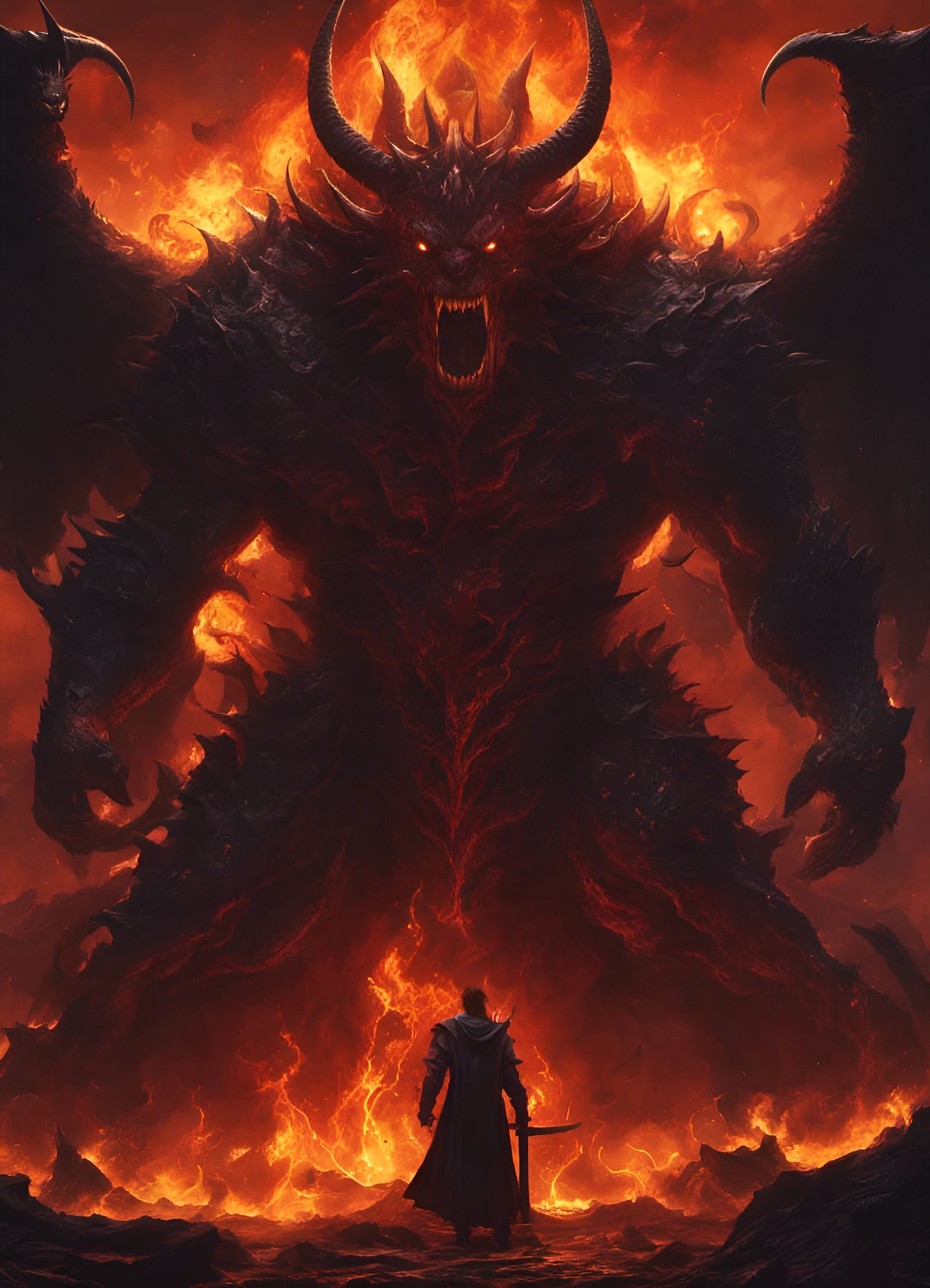 Battle between good and evil