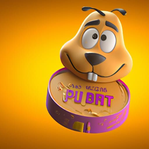 Peanut Butter as 3D Digital Art