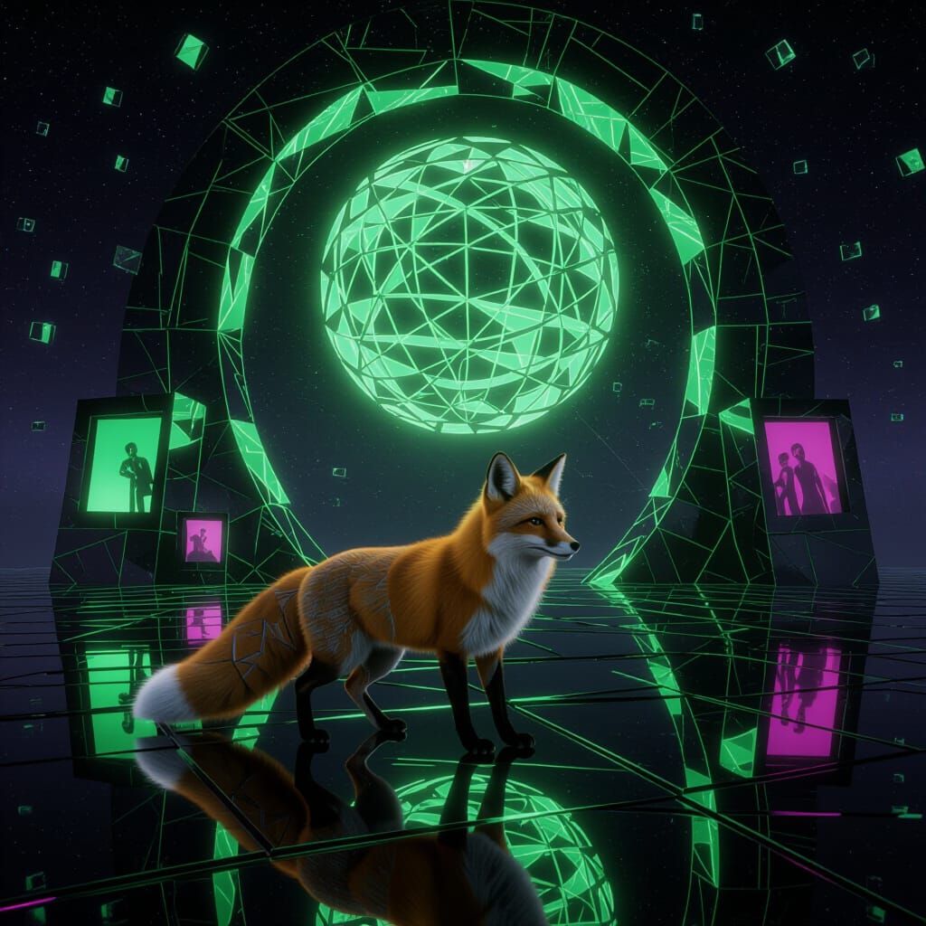 Euclidean Fox Amidst Shattered Realities