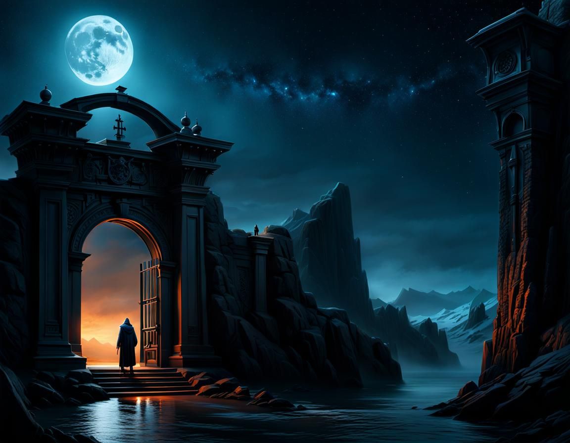 Gate to the World of the Dead: Matte Painting
