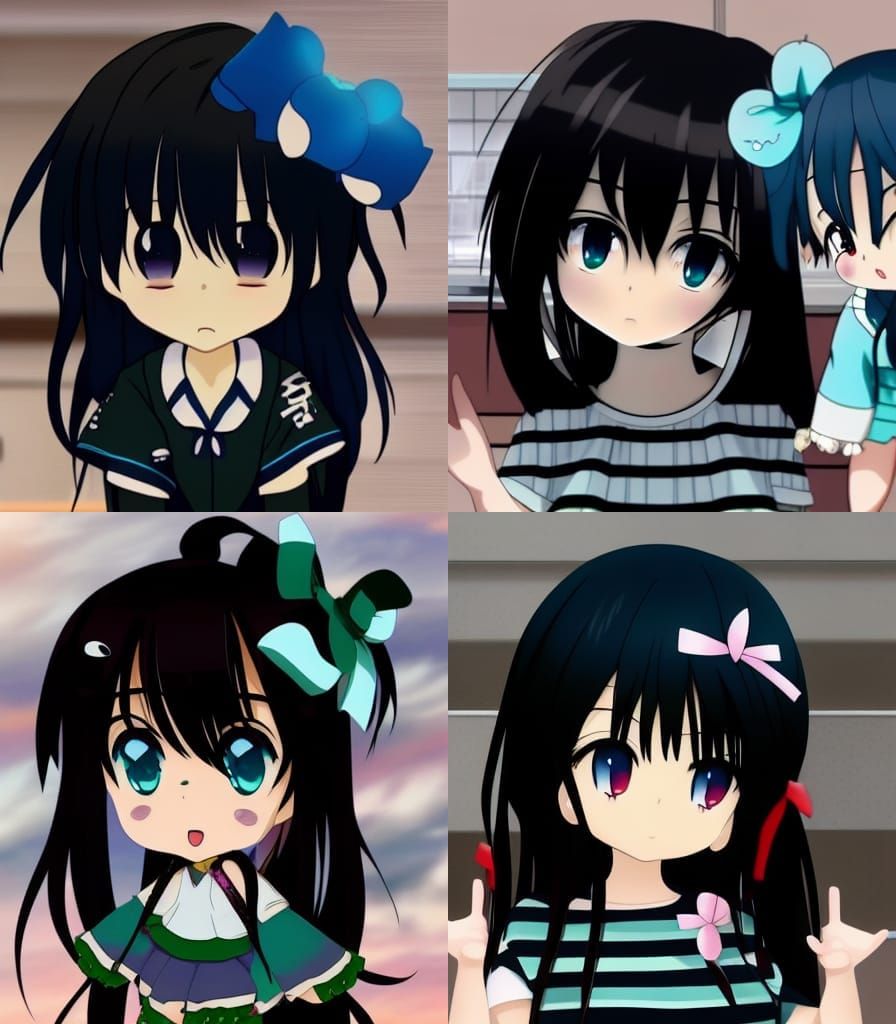 Cute Anime Girl with Kawaii Aesthetic