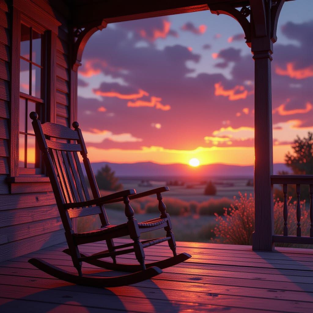 Sunset at Sheriff's Department: Fantasy Concept Art