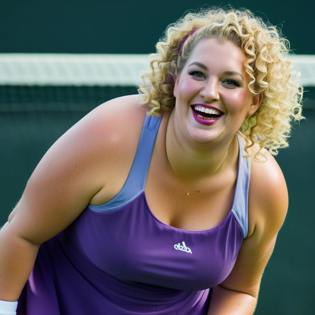 Female Ogres Playing Tennis