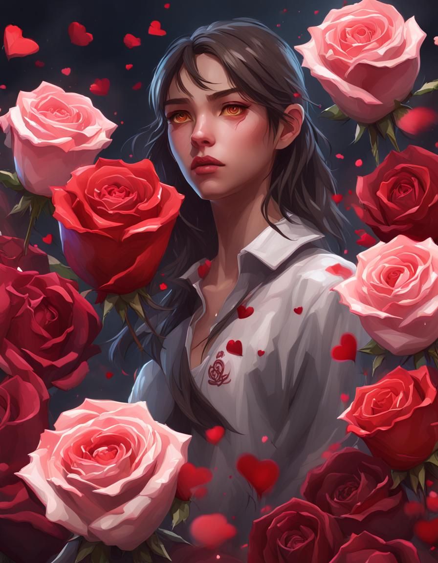 Hyperdetailed Roses in Dynamic Lighting