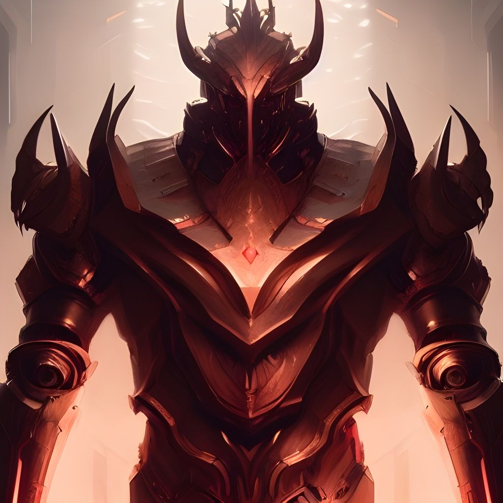 Evil God in Hi-Tech Nordic Armor