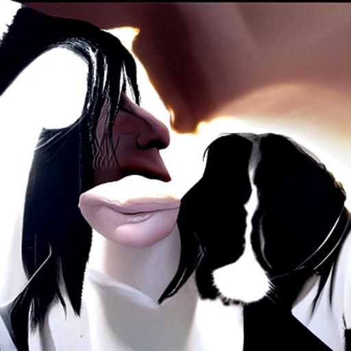 Lucius Malfoy and Severus Snape Kissing: 3D Render