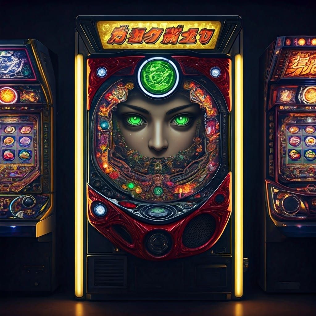 Unsettling Anime Pachinko Machine Beckons a Boy